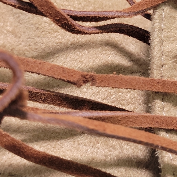 Contour Y2k Denim and Suede Skirt - Picture 3 of 9